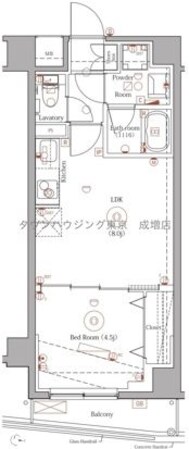 DIPS大山中丸町の物件間取画像